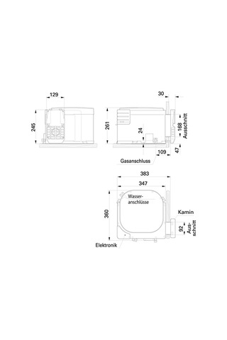 Truma Boiler B10 Gazlı Karavan Su Isıtıcısı