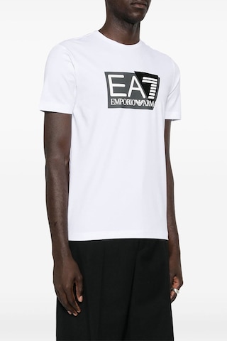 Armani Exchange Ea7 Baskılı Erkek T-shirt Beyaz