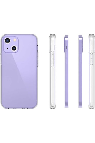 Apple Uyumlu iPhone 15 Plus  Zore Süper Silikon Kapak-renksiz