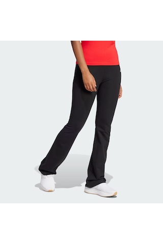 Adidas Essentials Small Logo Flared Kadın Tayt Jd9961 Siyah