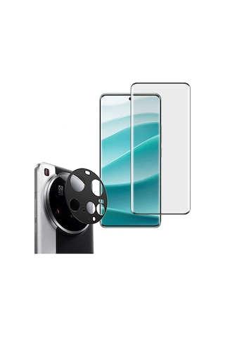 Adige Xiaomi 15 Ultra Kamera Lens Koruyucu + Ekran Koruyucu Cam Tam Yapışan