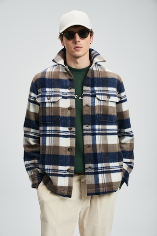 Lufian Joseph Erkek Basic Gömlek Regular Fit Kahverengi Kahverengi 112010675100400 Kahverengi