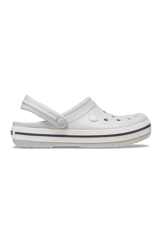 Crocs Unisex Crocband Classic Gray White Unisex Terlik Sandalet Gri Beyaz Siyah