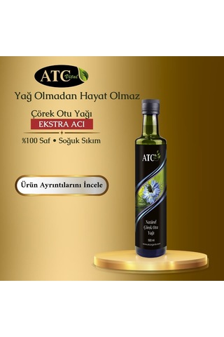 Atc Vital Çörek Otu Yağı 500 Ml Ekstra Acı 250 ML