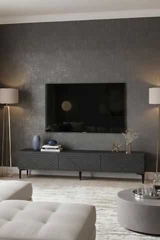 Tsa1804a - Ferro180 Tv Stand, Tv Sehpası Antrasit 180cm Antrasit
