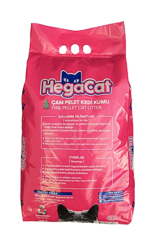 Hegacat Çam Pelet Kedi Kumu 10 L