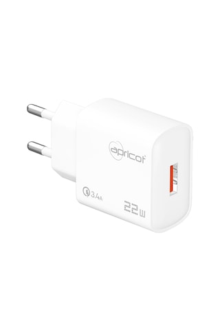 Apricot Apc-u422 22w Hızlı Beyaz Şarj Adaptörü Şarj Adaptörü