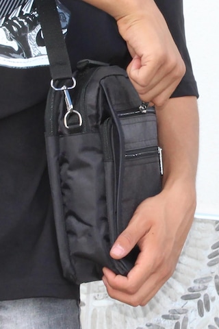 Mergenshoes Svn Sv72 Siyah Polyester Kumaş Erkek El Omuz Çantası Siyah