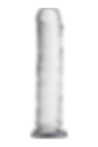 Red Fox Myst Color Dildo Realistik Jel Dokuda Testissiz Ultra Yumuşak Şeffaf Yapay Penis 20 Cm