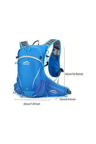 Xuweiwei Vitality Orange Hafif Katlanabilir Sirt Cantasi Outdoor Bisiklet Hiking Kamp Icin Ayarlanabilir Askilar Fermuarlı Polyester Astar Spor Stil Mavi Siyah Siyah