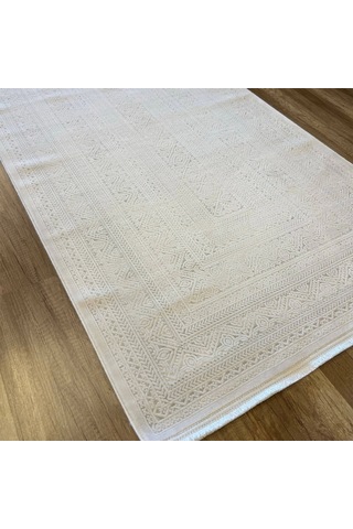 Hoom Rugs Valeria 1074 Krem Mikrofiber Antibakteriyel Modern Halı Krem