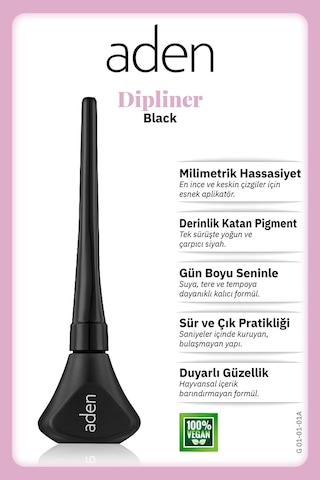 Aden Dipliner Black - Siyah Diğer