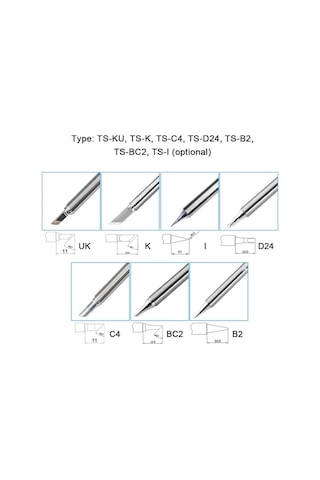 Novahub Ts100/ts101 Lehim Ucu Seti - 7 Çeşit Çelik Uç, Hızlı Isıtma & Dayanıklı Yapı - Kaliteli Yedek Parça - Elektronik Tamir İçin Uygun
