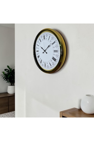 Büro Ev Ofis Hediyesi İçin 52cm Golden Aurelia Desen Duvar Saati Diğer