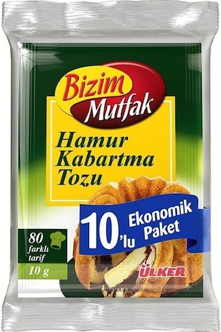 Bizim Mutfak Hamur Kabartma Tozu 10 Lu X 12 Adet