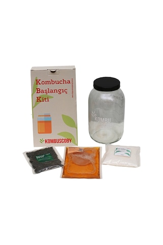 Kombuscoby Kombucha Başlangıç Kiti Mini 1 KG