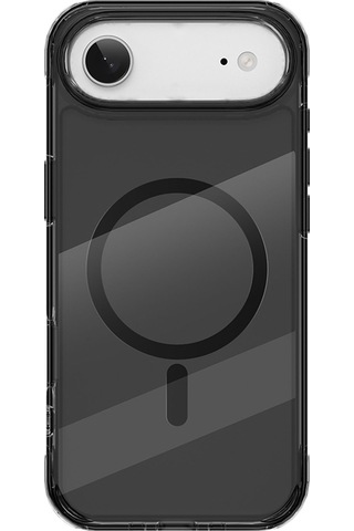 Apple Uyumlu iPhone 17 Air Kılıf M-safe Şarj Özellikli Wiwu Mcc-702 Titanyum Pro Serisi Sert Pc Kapak Siyah Siyah