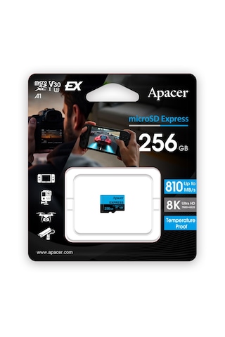 Apacer 256gb Microsd Express Hafıza Kartı Ap256gmcexg3x17-ra