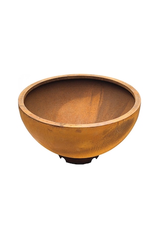 Corten Yuvarlak Saksı Küçük