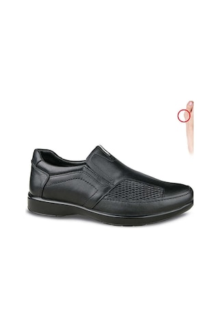 Ceyo 9925-35 Erkek Comfort Ayakkabı - Siyah Siyah