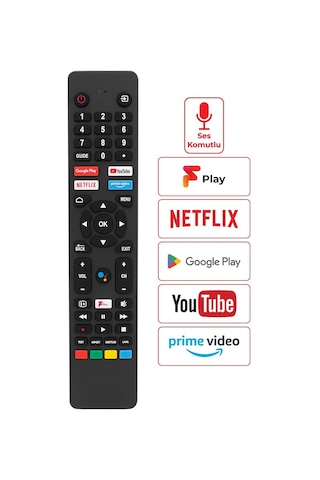 Jvc Rm-c3250 Ses Komutlu Lcd Led Tv Kumandası
