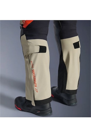 Alpinestars Halo Pro Ds Laminated Korumalı Motosiklet Pantolonu Krem Siyah
