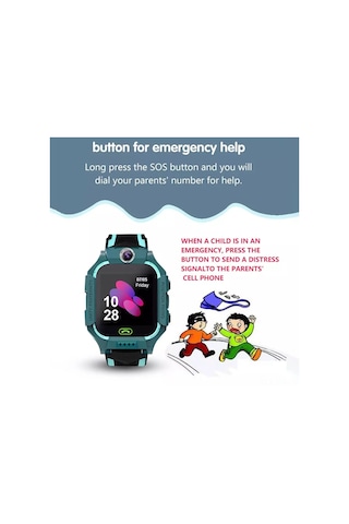 Leezsing Çocuklar İçin Akıllı Saat: Oyunlar, Uzaktan Fotoğraf Çekme, Sos Acil Yardım, Kırmızı Renk Çok Renkli