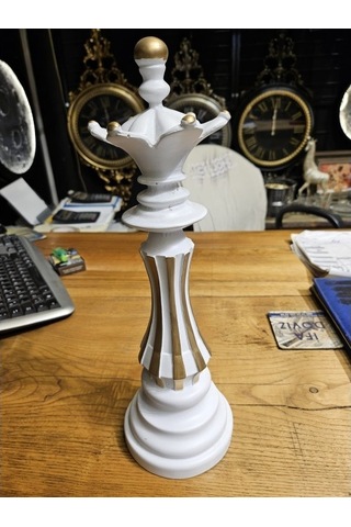 Satranç Takımı Biblo Beyaz -cengizhan Unaler