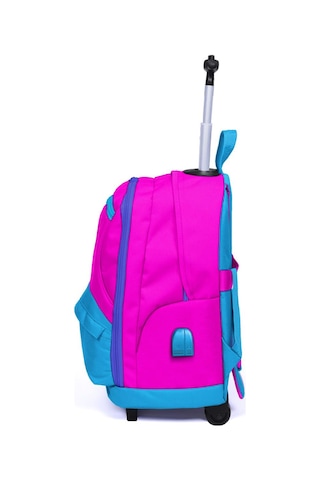 Coral High Sport Pembe Mavi Dört Bölmeli Usb Şarjlı Kulaklık Çıkı