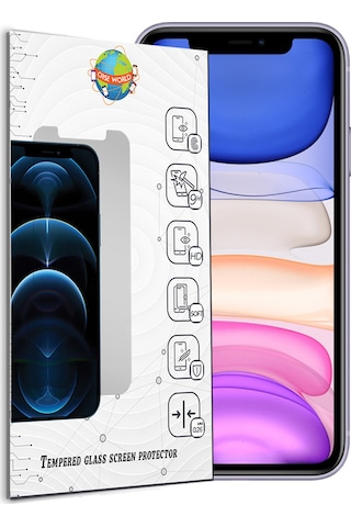 Apple Uyumlu iPhone 11 ile Kırılmaz Temperli Ekran Koruyucu