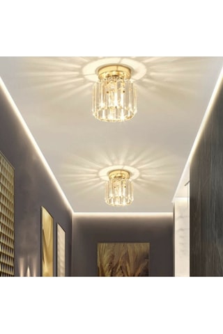 Luna Lighting Luxury Plafonyer Gold Avize LUNAMSLFGD-1 Altın