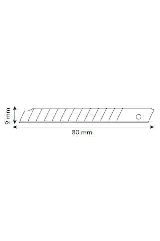 VIP-TEC Metal Profesyonel 9mm Hassas Kesim Maket Bıçağı Yerli Üretim