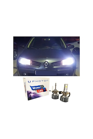 Renault Megane 2 Led Xenon Sis Far Ampulü H8 Mono Yeni Seri Beyaz