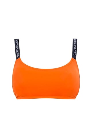 U.S. Polo Assn. Kadın Turuncu İnce Askılı Bikini Üst 21502