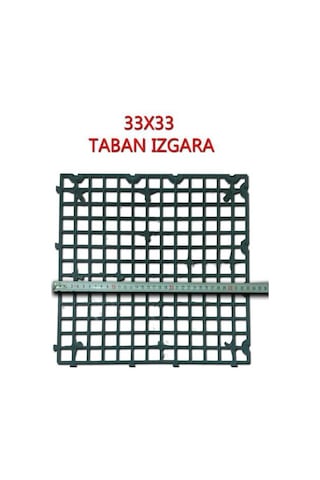 Güvercin Kümes Taban Izgarası 2 M2 - 18 Adet Tavuk Taban  Izgara
