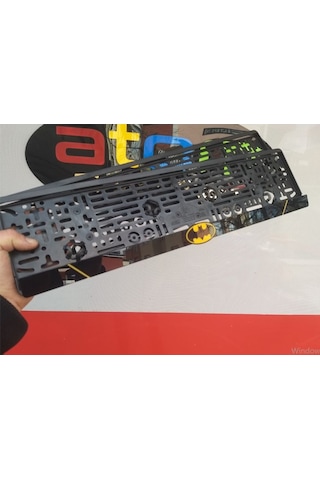 Batman -  3D Lazer Kesim Pleksi Plakalik 536214635 - 2 Adet Kare