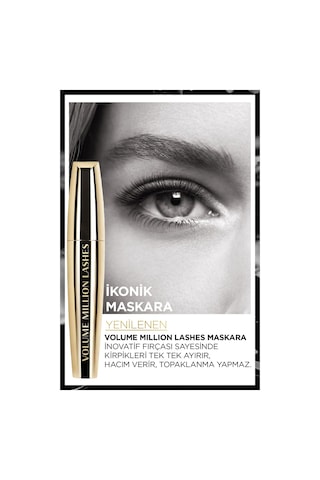 L'Oreal Paris Volume Mıllıon Lashes Maskara Siyah