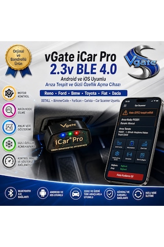 İcar Pro Ble 4.0 Reno Bmw Ddt4all Bimmercode Uyumlu Arıza Tespit Ve Gizli Özellik Açma Cihazı İos Android
