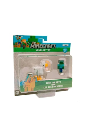 Minecraft 3d Kurma Mekanizmalı Figürler 2'li Paket Model 5