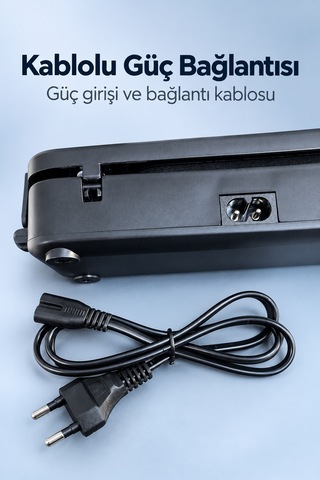 Gıda Paketleme İçin Kablolu Vakum Ve Kapatma Cihazı Şeffaf