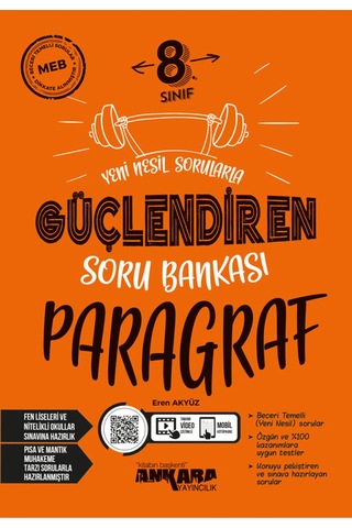 8.sınıf 2024-2025 Paragraf 6 Kitap Set