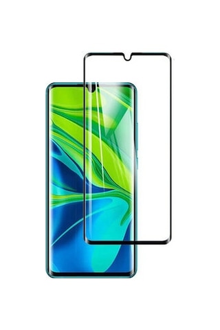 Xiaomi Mi Note 10 Pro İle Uyumlu Şeffaf Esnek Kavisli Ekranı Tam Kaplayan Pet Ekran Koruyucu