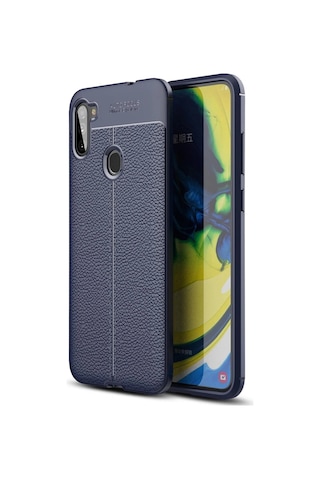 Mey İthalat Samsung Galaxy Uyumlu, A11 Kılıf Auto Focus Kapak - Lacivert