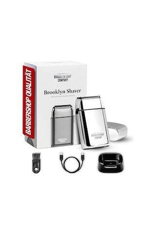 Brooklyn Soap Company Brooklyn Shaver - Erkekler İçin Elektrikli Tıraş Makinesi - Kusursuz Kuru Tıraş İçin Sakal Düzeltici - Led Ekranlı Ve Usb-c Şarjlı Elektrikli Tıraş Makinesi