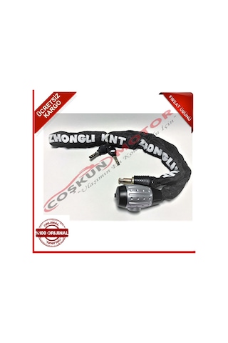 Bisiklet Motorsiklet 6 x 120 Cm Zincir Kilit Zhongli Anahtarlı N11.3326