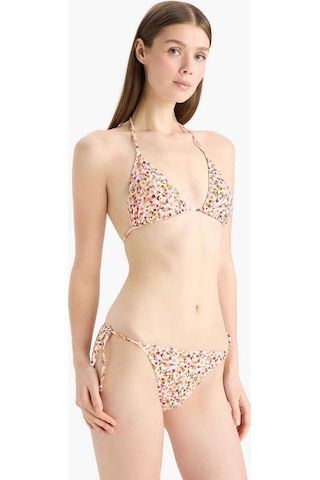 Defacto Regular Fit Çiçekli Bürümcük Bağcıklı Bikini Alt-fall İn Love E2577ax25smrd194 Kırmızı