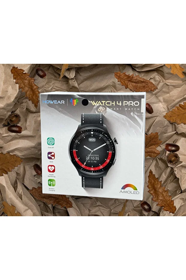 Howear Watch 4 Pro Amoled 1.55"  Akıllı Saat (Distribütör Garantili)
