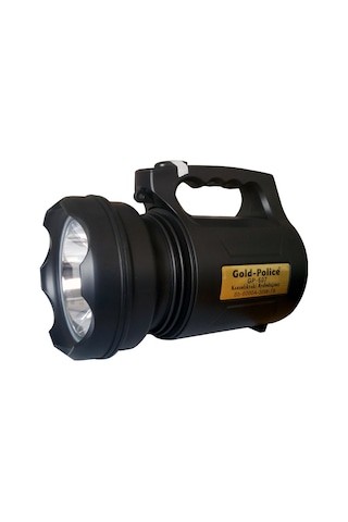 Gold Police Gp-607 Şarjlı El Feneri 30 W Projektör Çok Renkli