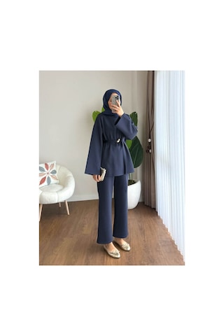 Unika Boutique Kadın Tesettür Scuba Takım Lacivert