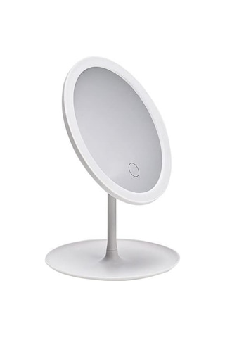 Unichrome Dokunmatik Led Işıklı Usb Girişli Yuvarlak Masa Üstü Makyaj Aynası